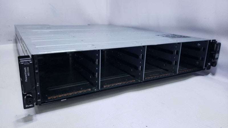 Dell E03J 12x 3.5\\" slot SAS array / 2x controllers 6gbps md12 / 2x PSU [