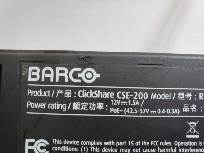 System Barco ClickShare CSE-200 Wireless Presentation System With 2 Buttons