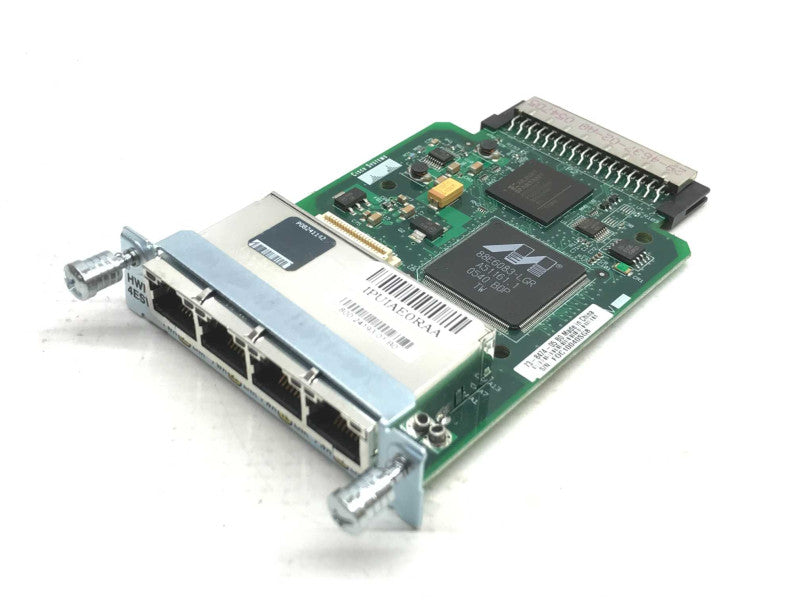 Cisco HWIC-4ESW 4-Port Fast Ethernet Network Module with ILPM-4 PoE Card +