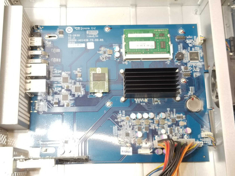 QNAP TS1263U-RP, 8GB RAM, LAN-10G1SR-U SFP Card, No HDD/PSU AS-IS _
