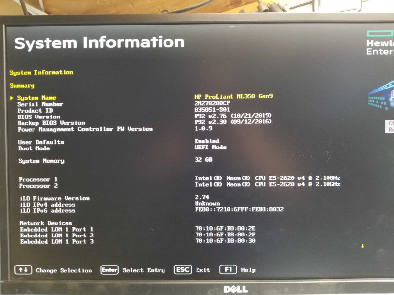 HP Proliant ML350 G9, 2x Xeon E5-2620v4 2.1GHz, 32GB, P440ar, 2x PSU, 2.5\\" _