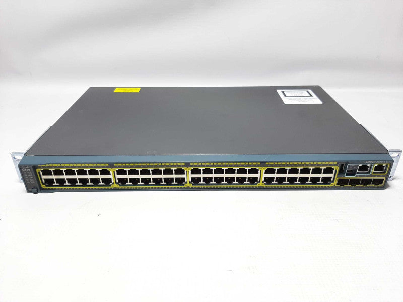 Cisco Catalyst WS-C2960S-48TS-L 48-Port GigE Managed Ethernet Switch +