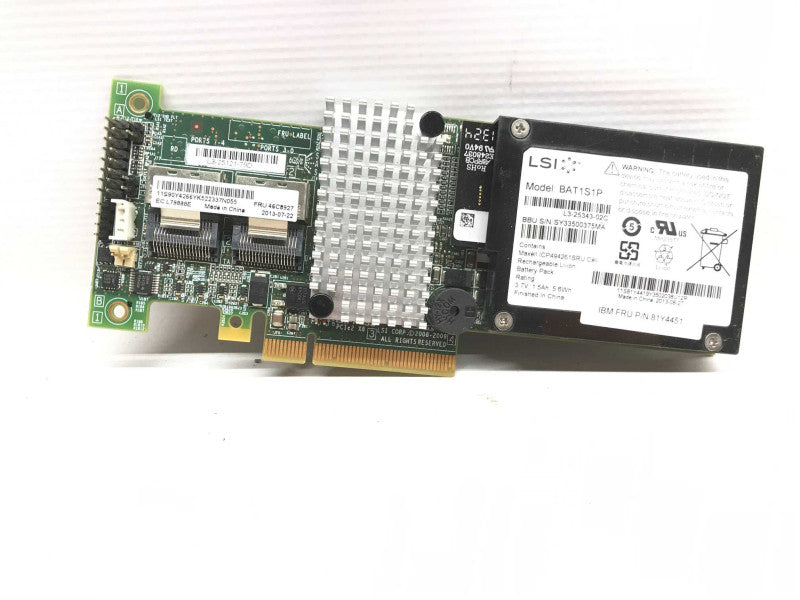 IBM 46C8927 L3-25121-79D SAS SATA PCIe RAID Controller