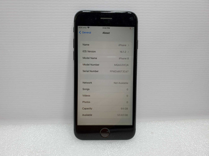 Apple iPhone 8 - 64GB - Black - Unlocked (