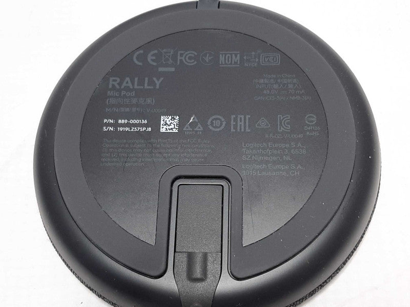 Logitech Rally Mic Pod Microphone for Rally Plus - 989-000430 +