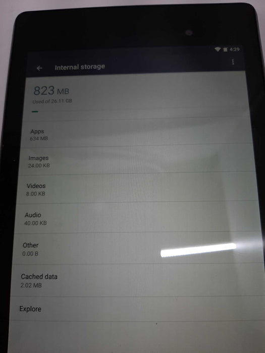 ASUS Nexus 7 Tablet WiFi only 7\\" 32gb storage / factory reset #