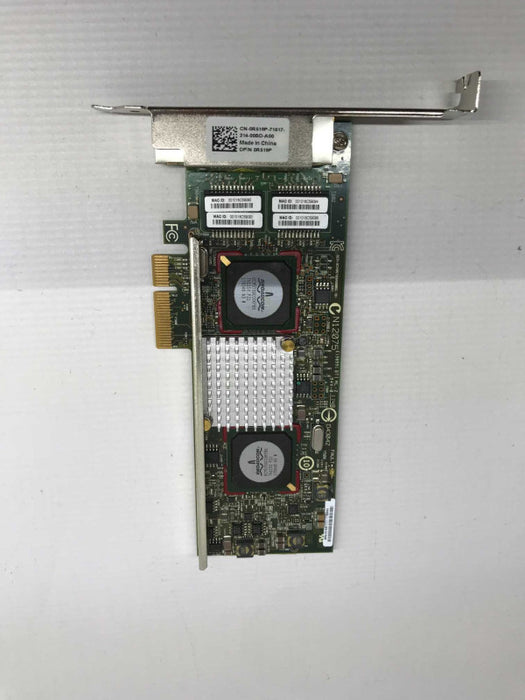 Dell 0R519P R519P Broadcom 4 Ports PCI-E 10/100/1000 Quad Gigabit Ethernet
