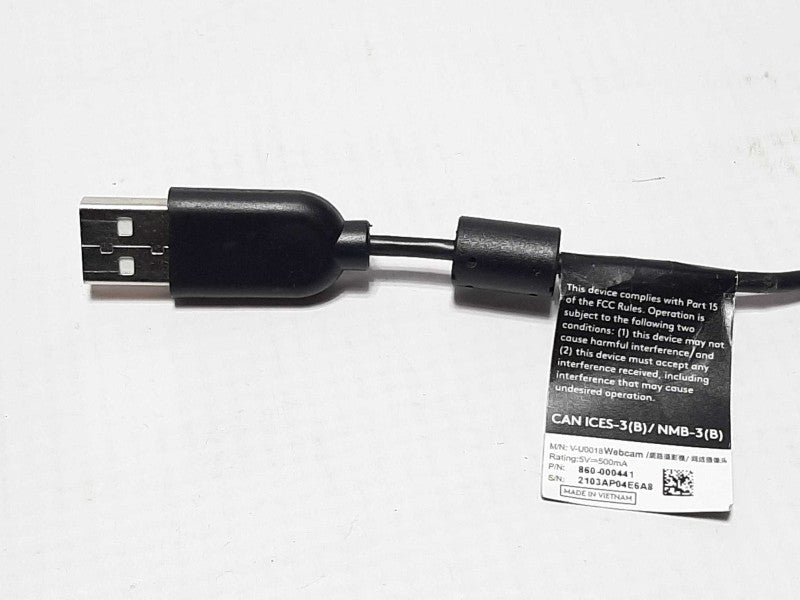 Logitech V-U0018 USB Webcam w/ Microphone +