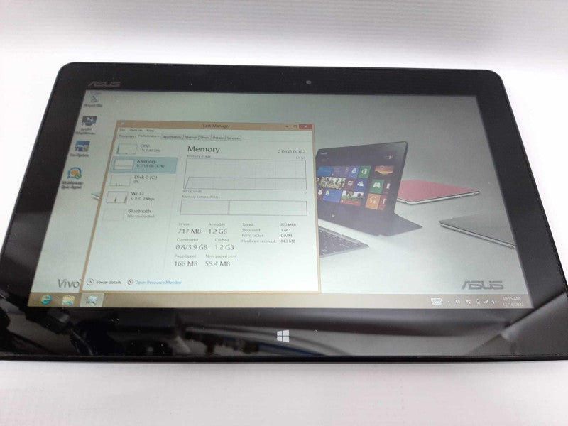 ASUS VivoTab Windows 8 Tablet Atom Z2760 @ 1.80ghz / 2gb ram /MCC memory Card #