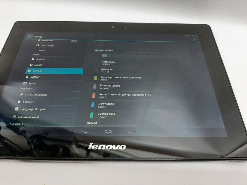 Lenovo Android tablet ideatab s6000-f / 10.1\\" / 13gb / Factory Reset  #