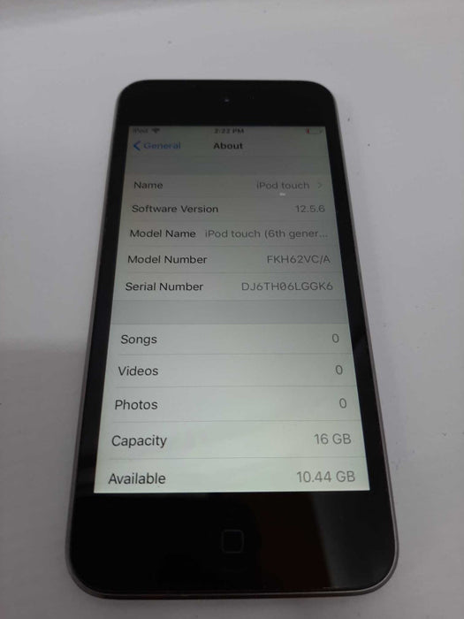 Apple iPod touch 6th Generation A1574 16GB / Factory Reset Unlocked #