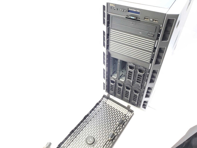 Dell PE T420, 2x Xeon E5-2407 2.2GHz, 48GB RAM, PERC S110, 2x PSU