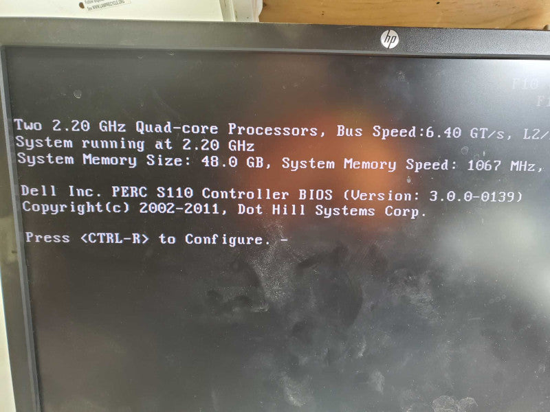 Dell PE T420, 2x Xeon E5-2407 2.2GHz, 48GB RAM, PERC S110, 2x PSU