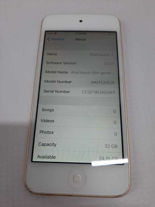 Apple iPod touch 6th Generation A1574 32GB / Factory Reset Unlocked # #
