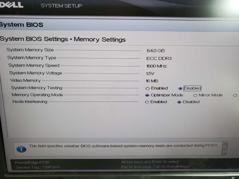 Dell PE R720, 2x Xeon E5-2650 2.0GHz, 64GB, 2x PSU, no RAID