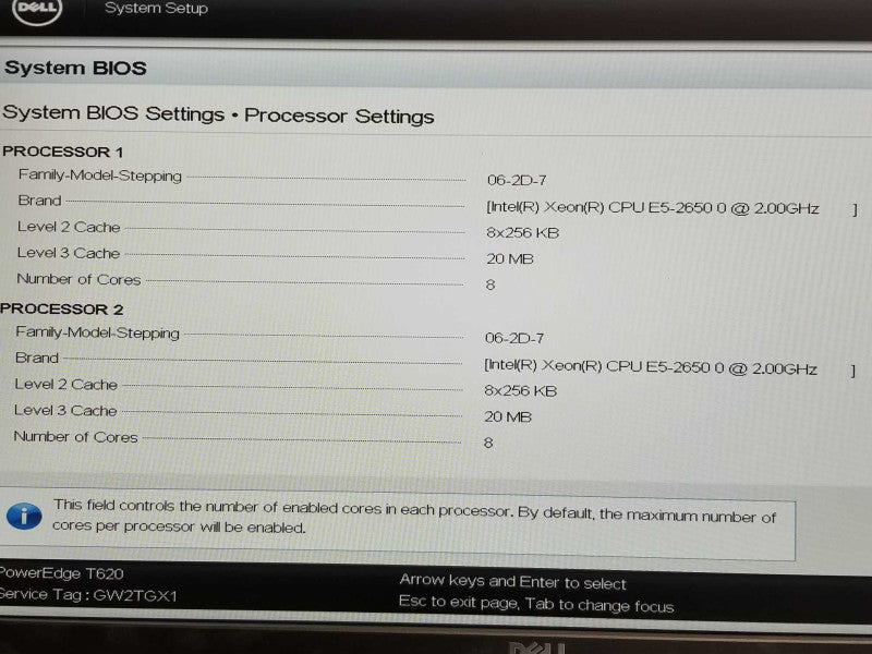 Dell PE T620, 2x Xeon E5-2650 2.0GHz, 320GB DDR3 ECC, 4x 3TB HDDs, H710 2x PSU _