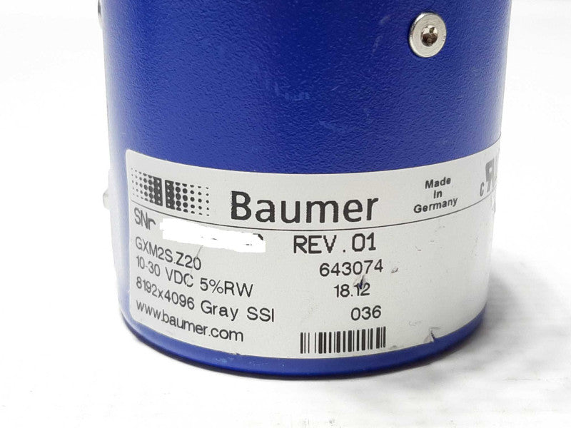 Baumer GXM2S.Z20 Rotary Encoder - Untested - For Parts +
