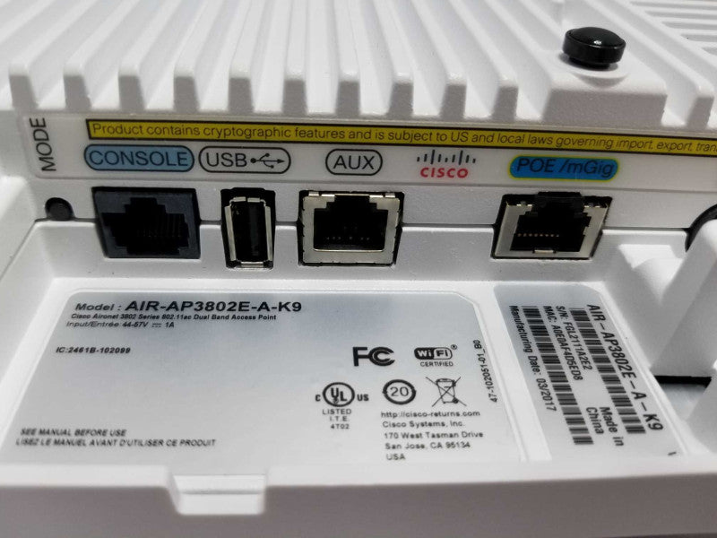 Cisco AIR-AP3802E-A-K9 ~