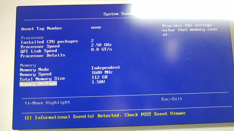 IBM system X3650 M4 2x Xeon E5-2670 V2 @ 2.50ghz / 112gb ram  #