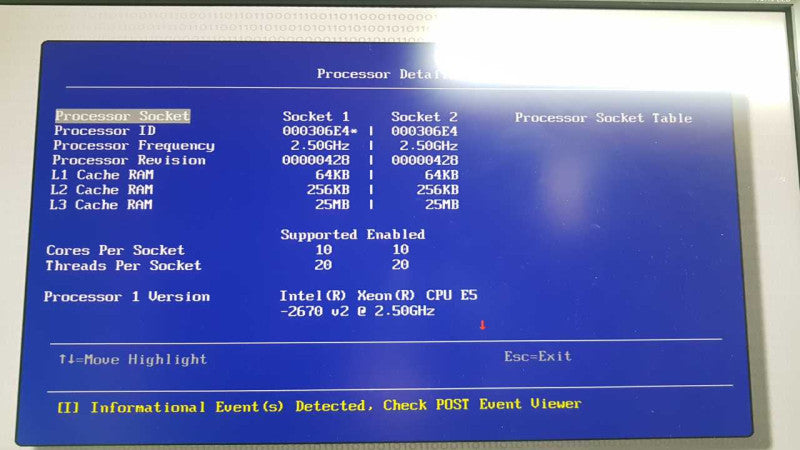 IBM system X3650 M4 2x Xeon E5-2670 V2 @ 2.50ghz / 112gb ram  #