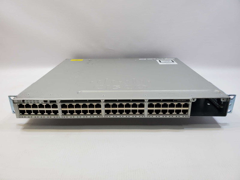 Cisco WS-C3850-48T-S - 48 Port Gigabit IP Base Switch w/ 2 AC Power Supply (