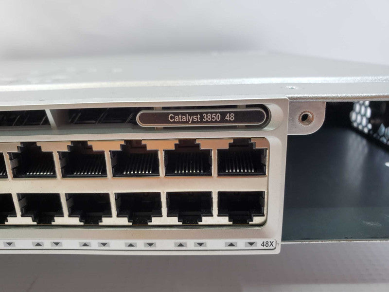 Cisco WS-C3850-48T-S - 48 Port Gigabit IP Base Switch w/ 2 AC Power Supply (