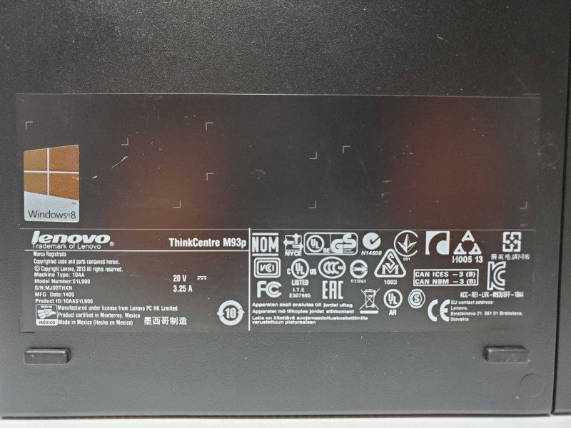 Lenovo ThinkCentre M93P Core i5-4570T @ 2.9GHz 8GB Ram 250GB SSD (