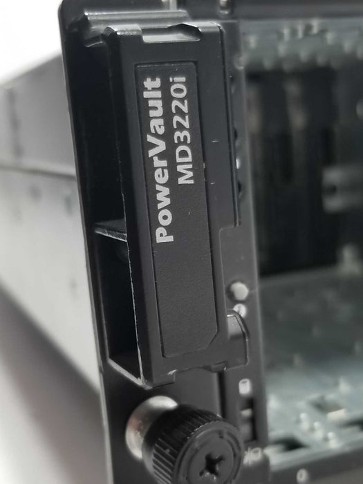 Dell PowerVault MD3220i SAN, 24x 2.5\\" Bays, 2x Quad Port 1Gb iSCSI MD32 Contrl ~