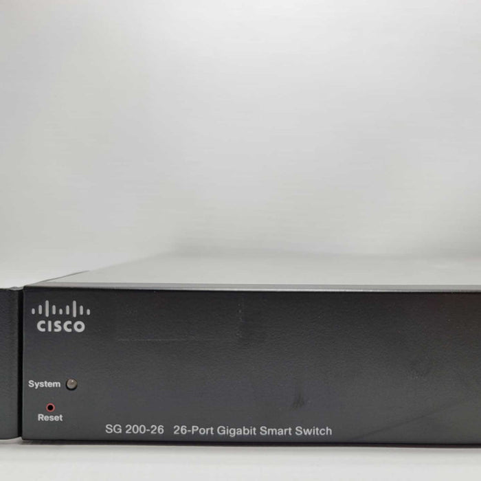 Cisco SG200-26 26-port Gigabit Smart Switch with ears