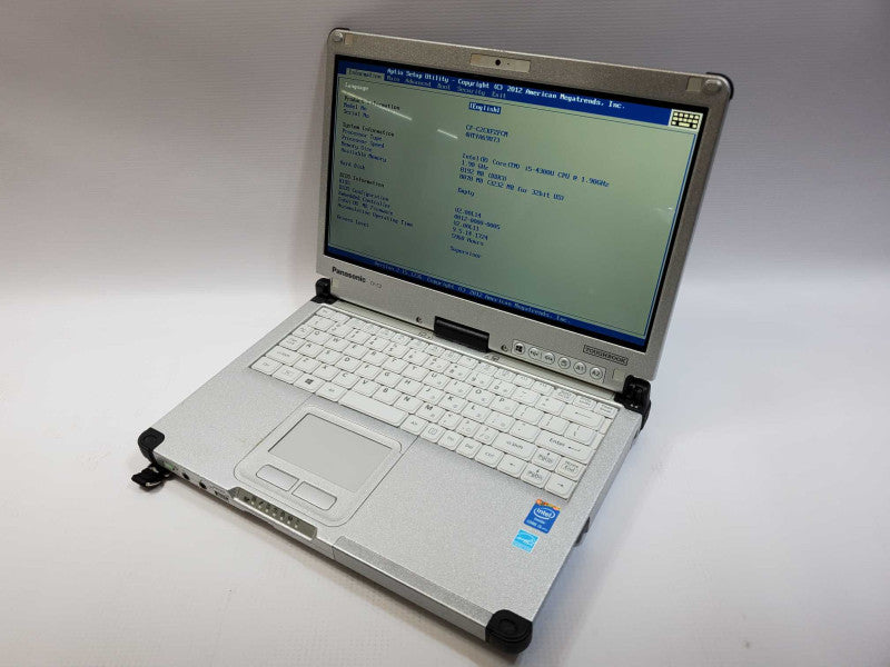 Panasonic CF-C2 12.5\\" Core i5-4300U @ 1.9 GHz 8GB Ram No HDD 5960 Hrs (