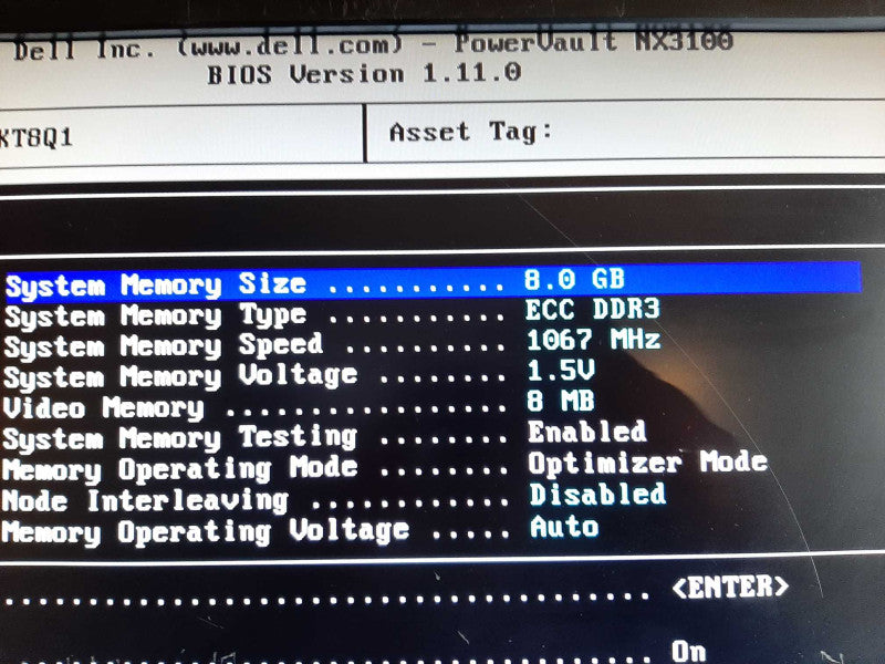 DELL Power Vault NX3100 Xeon E5620 @ 2.4GHz 8GB RAM - No HDD  +