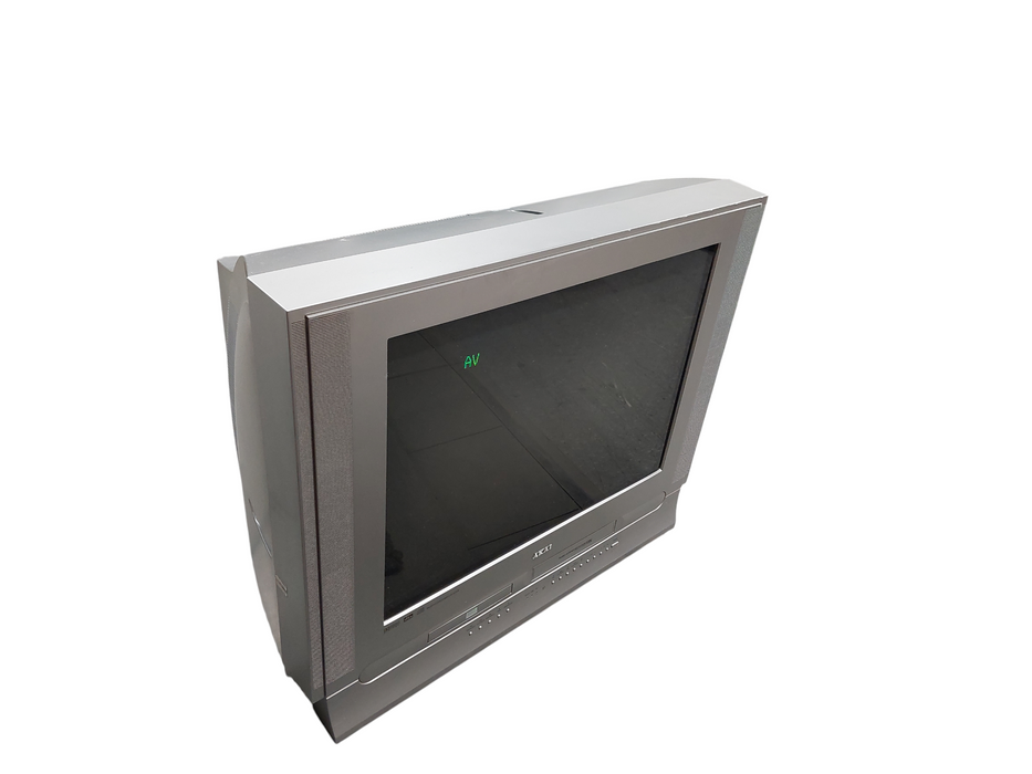 AKAI 27" Flat Wide Screen CRT  TV VCR DVD Combo Model: CFTD2785 =