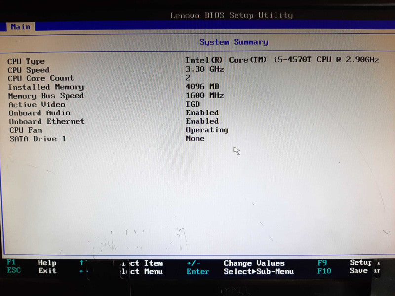 Lenovo ThinkCentre M93P Core i5-4570T @ 2.9GHz 4GB - No HDD +