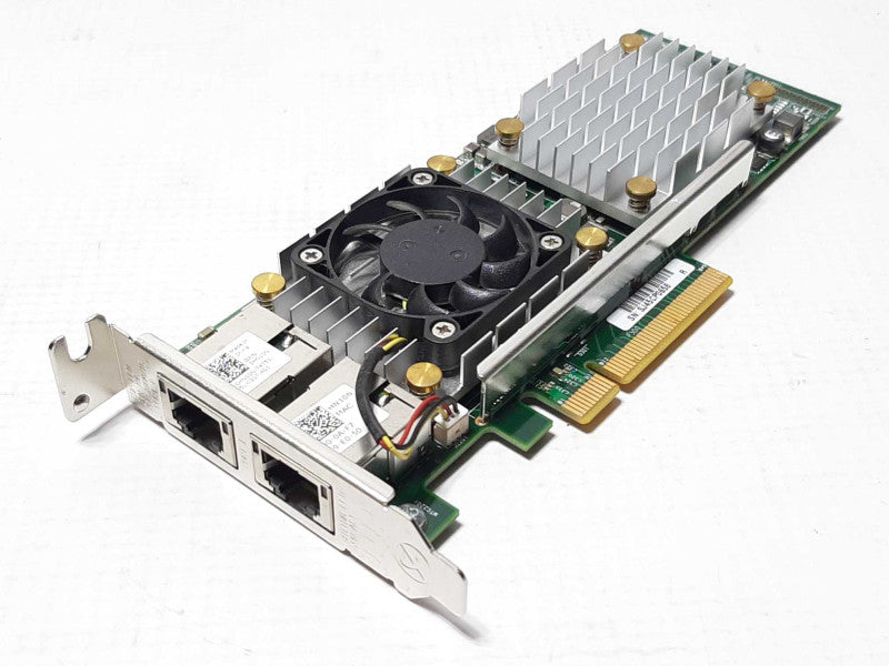 Dell Broadcom 10GBe 2-Port PCIe x8 2.0 Network Card 0HN10N - Low Profile +