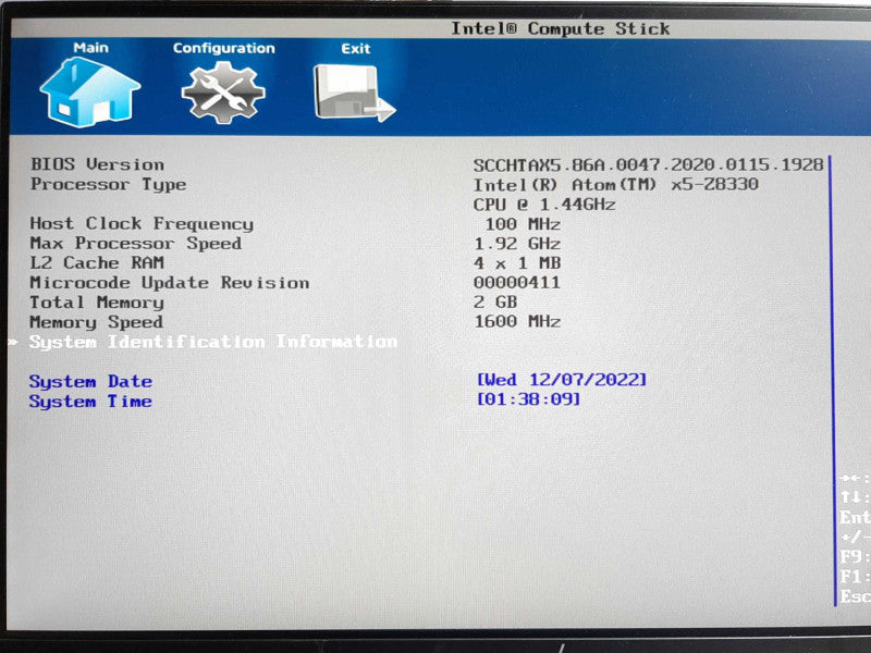 Intel Compute Stick STK1A32SC Atom x5-Z8330 @ 1.44GHz 2GB RAM - No OS +