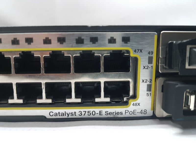 Cisco Catalyst 3750-E Series PoE-48 Ethernet Switch WS-C3750-48PD-E #