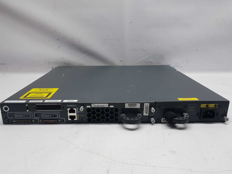 Cisco Catalyst 3750-E Series PoE-48 Ethernet Switch WS-C3750-48PD-E #