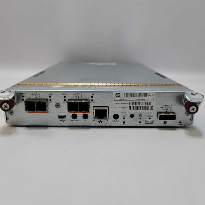 HP MSA2040 Storage SAN Controller 6G/12G SAS PARTS ONLY 738367-001 C8S53A