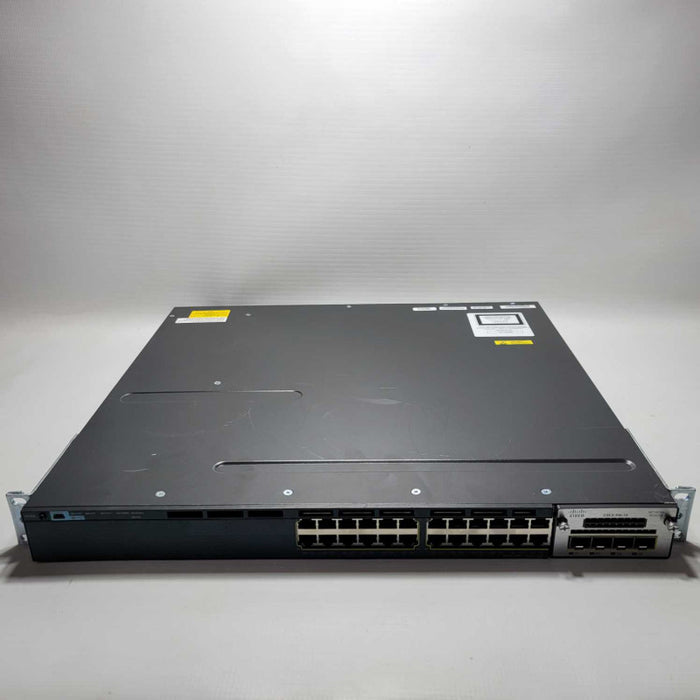 Cisco WS-C3560X-24P-L 24-Port Gigabit PoE+ Switch w/ Ears  C3KX-NM-1G