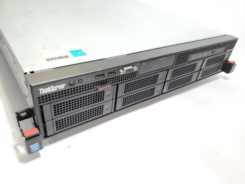 Lenovo Thinkserver RD640 Xeon E5-2640 V2 @ 2.00ghz 48gb ram 9260-8i Raid 2xPSU