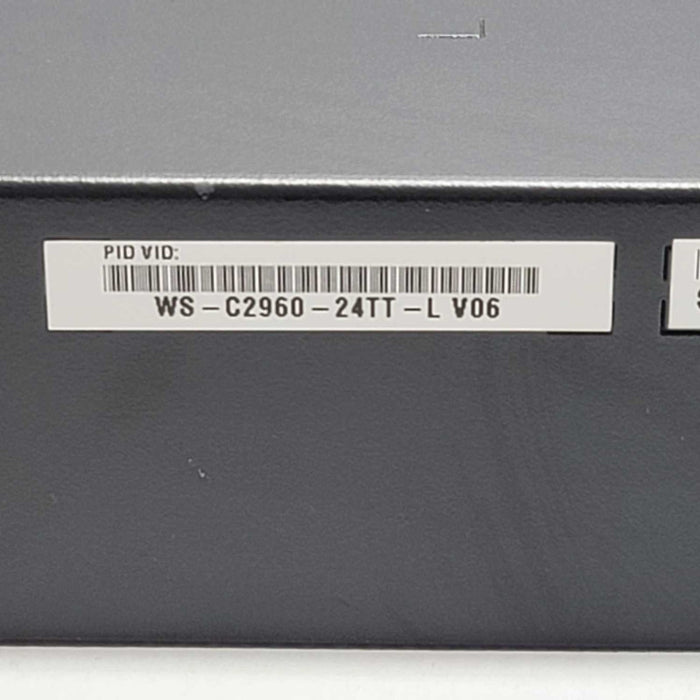 Cisco WS-C2960-24TT-L 24 Port Ethernet Switch