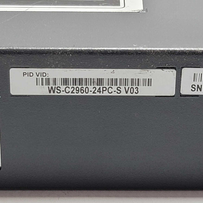 Cisco WS-C2960-24PC-S 24 Port PoE Switch