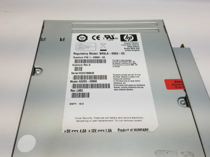 HP Drive assembly LTO5 FC HH 8GB SF Quantum 9-01989-03 AQ293#20900  _