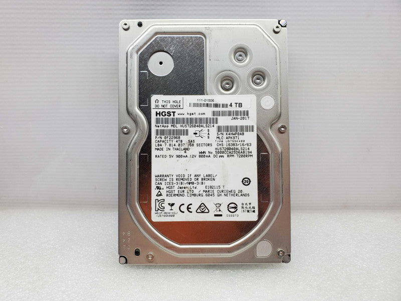 Hard Drive 4TB - 7.2K - SAS 3.5\\" - HUS726040ALS21 (