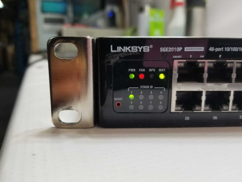 Linksys SGE2010P 48-port 10/100/1000 Gigabit Switch with PoE _