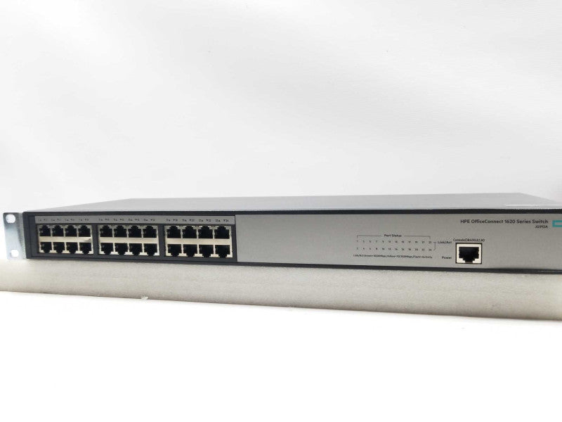 HP JG913A HPE 1620-24G 24 Port Managed Gig Switch ~