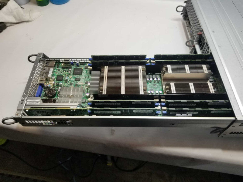 Supermicro X9DRT-HF+ 3-Node Server, 6x Xeon E5-2620, 384GB RAM, 2x PSU, 2.5\\" _