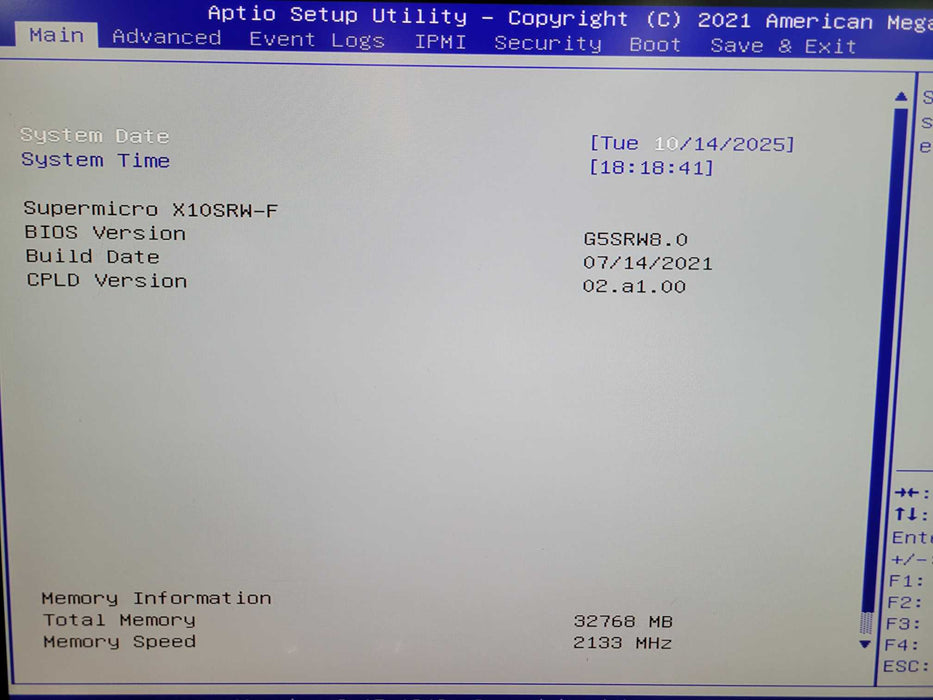 NUTANIX / Supermicro X10SRW-F - X5-2620 v4 32GB DDR4 NO HDD 2x500W PSU %