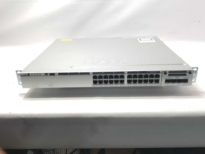 Cisco WS-C3850-24T-S 24 Port GigaBit Switch, 2x PSU, C3850-NM-4-1G _