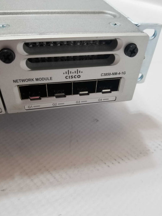 Cisco WS-C3850-24T-S 24 Port GigaBit Switch, 2x PSU, C3850-NM-4-1G _